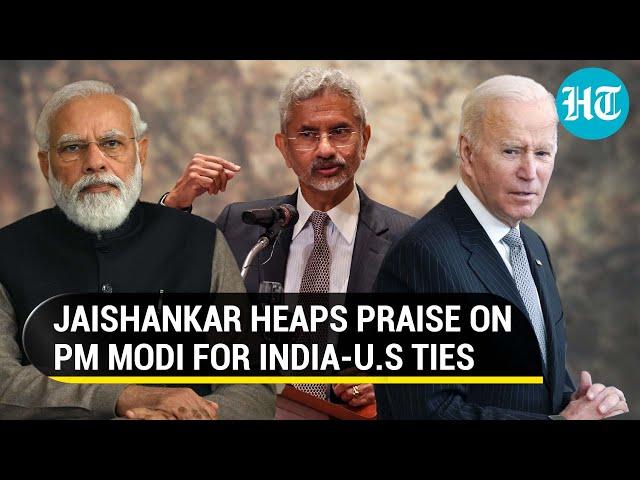 Jaishankar hails PM Modi's 'practical attitude'; Says, 'It helped improve India-U.S ties' | Watch