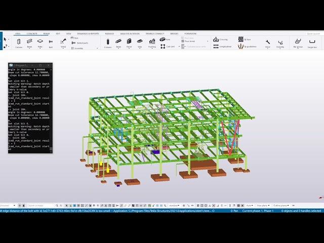 Tekla Structure Automation Steel Structure