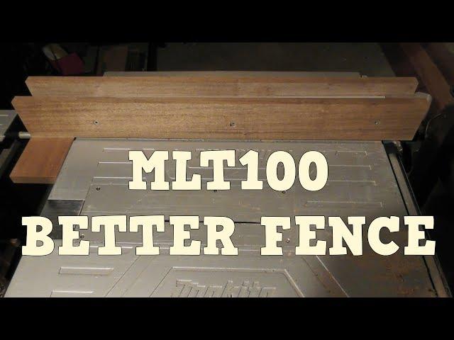 Makita MLT100 Table Saw Rip Fence Upgrade