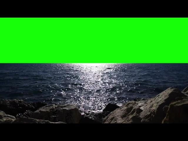 beach waves green screen free stock footage chroma key overlay