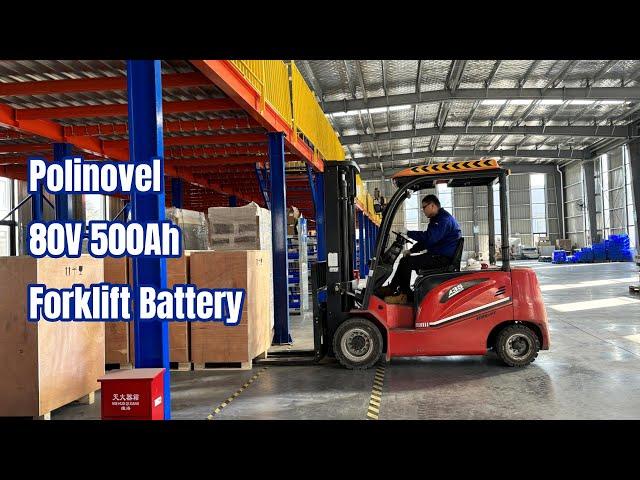 Have Been Running Stably for 6 Years - Polinovel 80V 500Ah Forklift Lithium Batteries