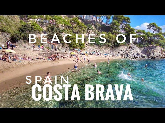 Best beaches of Costa Brava. Spain.