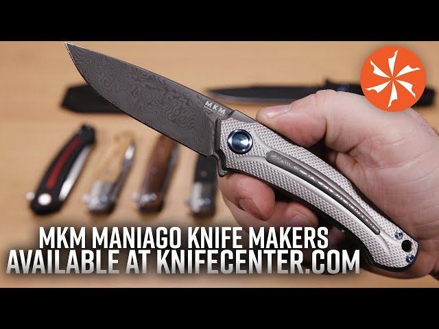 New MKM Maniago Knife Makers Folding and Fixed Blade Knives Available Now at KnifeCenter.com