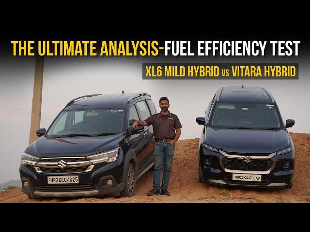 Grand Vitara Hybrid vs Mild Hybrid XL6 Fuel Efficiency Test | Book Vitara Hybrid or Mild Hybrid?