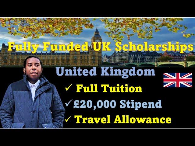 100% Scholarship with £20,000 Stipend: MSc & PhD Funding in the UK