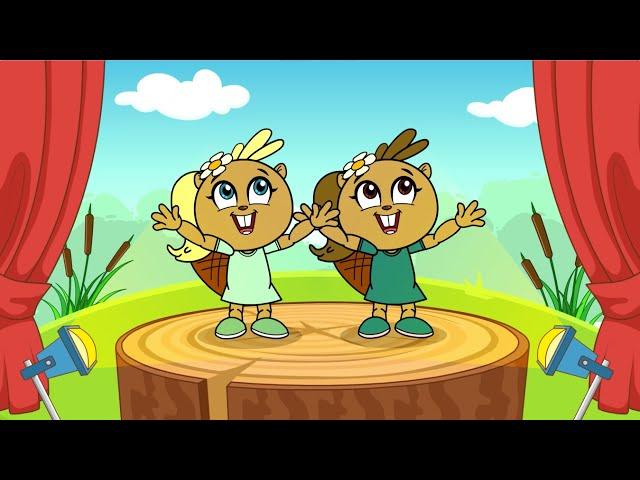 ⭐ Kids Dance Songs - "Beavers building" Kids songs 0+ Mini Disco SUPER - Songs for children!!! RUS