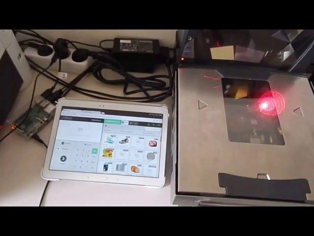 Odoo PosBox - 3D Barcode Scanner + Scale via Serial-to-USB (Serial RS232 implementation)