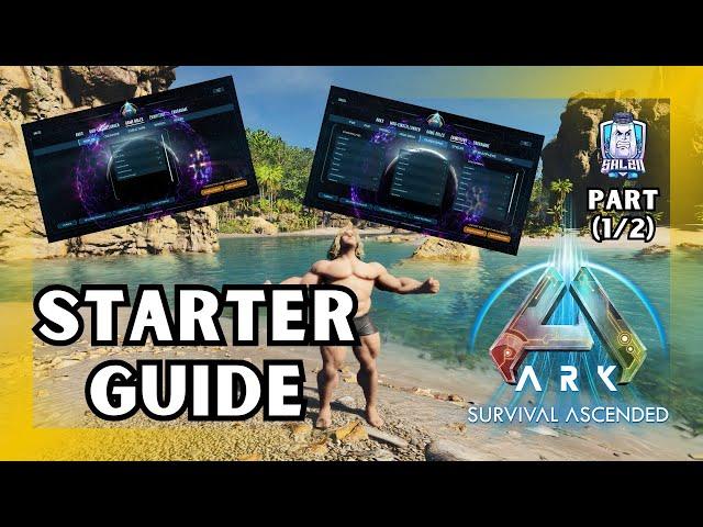 ARK SURVIVAL ASCENDED | STARTER GUIDE #01 | Alle Einstellungen auf einem Blick!