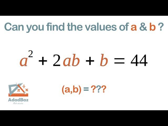 Can you solve this math problem?  | آموزش گام به گام حل مسائل سخت ریاضی
