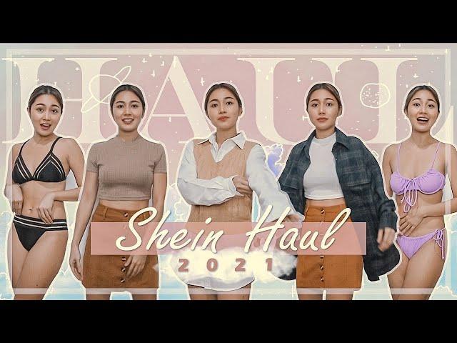 SHEIN HAUL 2021 | Trendy Tops + Skirts + Bikinis!