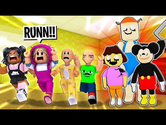 JJ, BOBBY, ZOEY AND MASH IN THE BACKROOMS PART 2 | Roblox Funny Moments