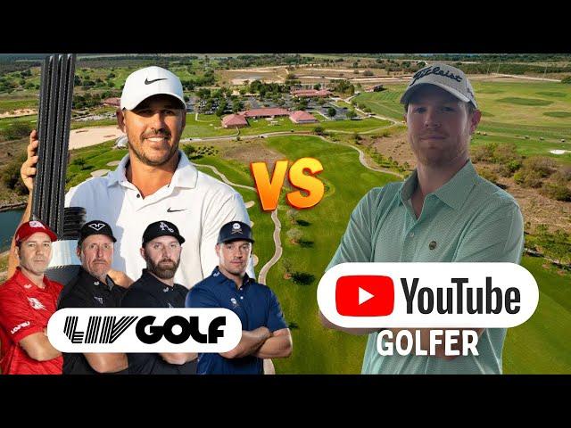 YouTube Golfer Vs LIV Golfers... Who Can We Beat?