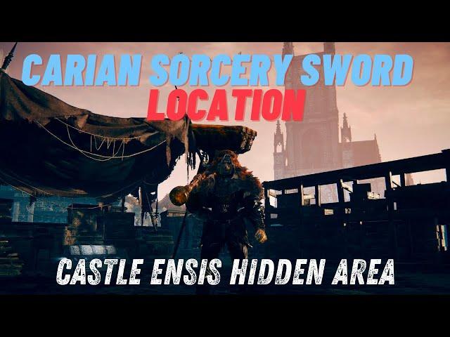 Carian Sorcery Sword Location - Hidden Area Castle Ensis Rooftop | Elden Ring DLC