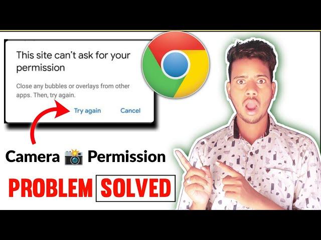 This Site Can't Ask For Your Permission | Close Any Bubbles Or Overlays From Other Apps Problem