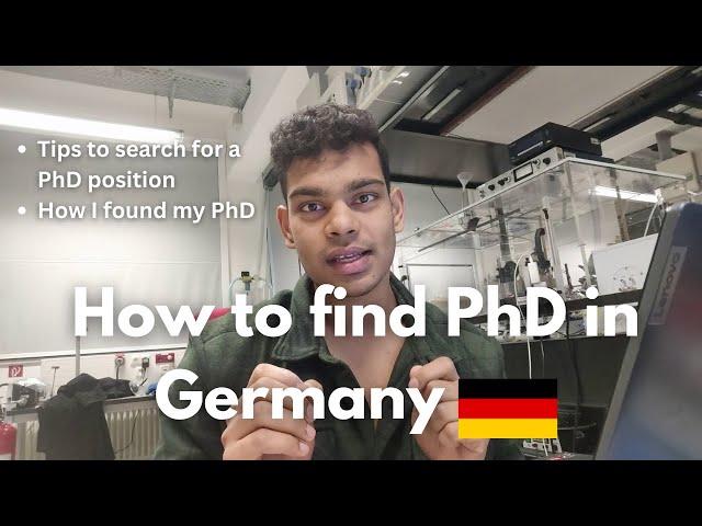 How to find PhD in Germany