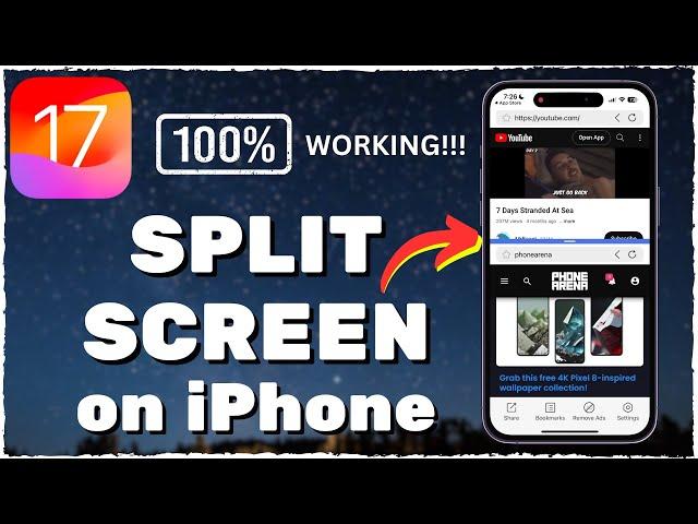 SPLIT SCREEN On Any iPhone [iOS 17]