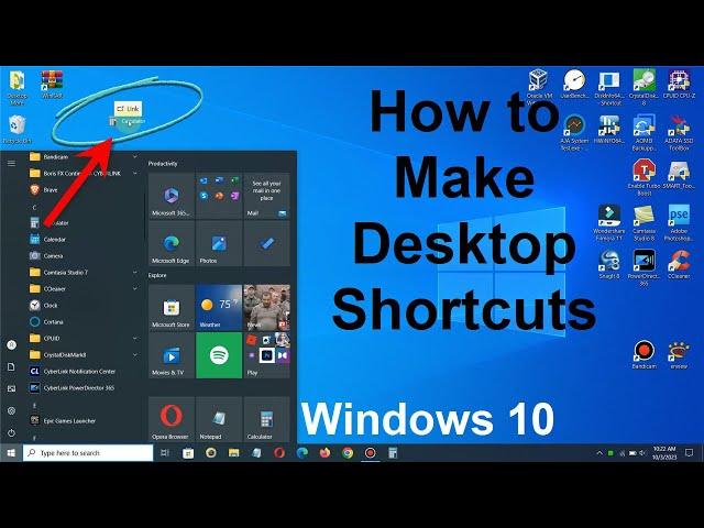 How to Create Shortcuts on Windows Desktop - Easy