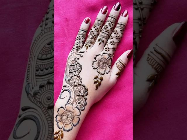 Full hand Arabic mehndi design_back hand mehndi design_Arabic mehandi design