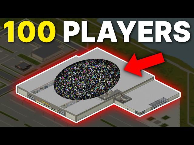 I Trapped 100 Players in the Project Zomboid Mall