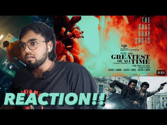 #TheGOATBdayShots | REACTION!! | Thalapathy Vijay | Venkat Prabhu | Yuvan Shankar Raja I AGS Ent