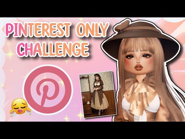 Pinterest Only Challenge in Dress To Impress (pt.2)... Roblox