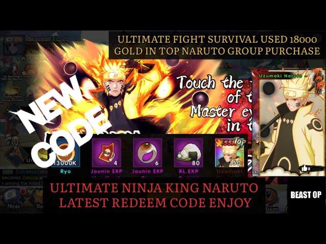 Gp Unlocked Top Naruto! New Gift Code Ultimate Fight: Survival -  Legendary Heroes Revolution Codes