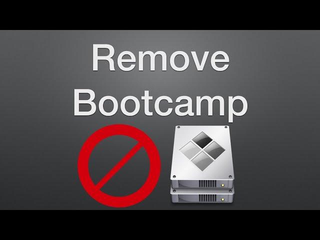 How to Remove Bootcamp Partition From a Mac