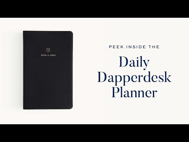 Peek Inside the 2025 Daily Dapperdesk Planner | Simplified® by Emily Ley