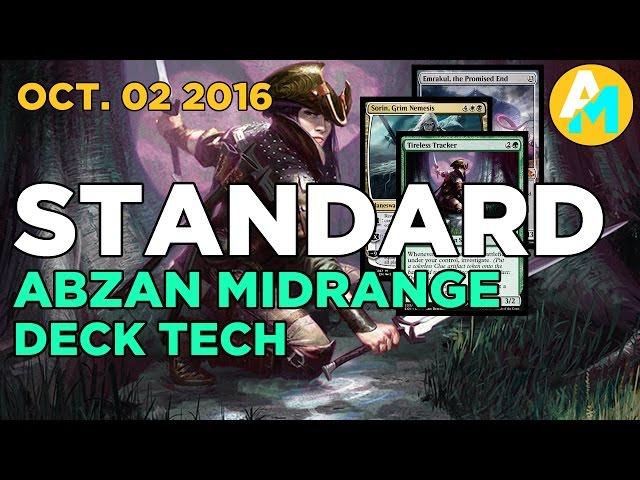 MTG Standard Deck Tech: Abzan Midrange - OCT 2016