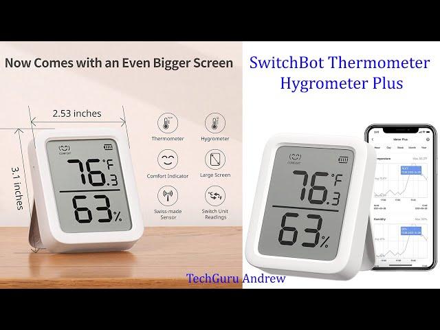 SwitchBot Thermometer and Hygrometer Plus REVIEW