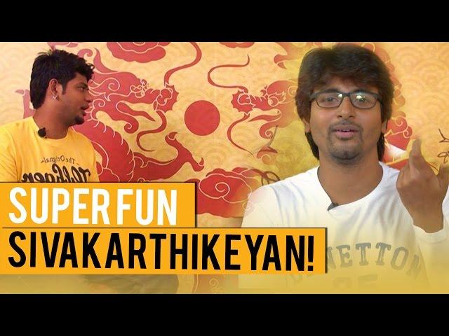 Siva's Super-fun Interview with VJ Abishek | Rajini Murugan Special