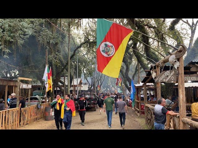 1° Dia do Acampamento Farroupilha 2024 | Imersão Cultura Gaúcha | Reconstrução do Rio Grande do Sul