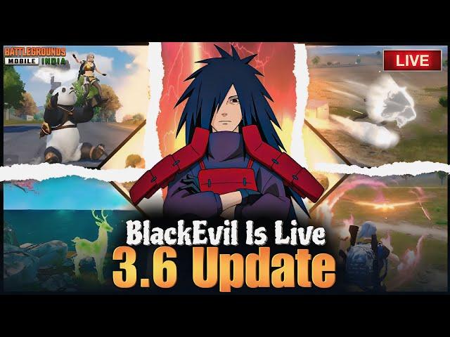 Day 12 - BGMI Live Stream | New 3.6 Update  | BlackEvil Is Live  #bgmi #bgmilive #livestream #