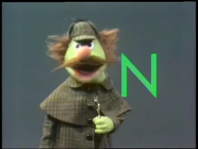 Classic Sesame Street - Sherlock Hemlock The Letter N