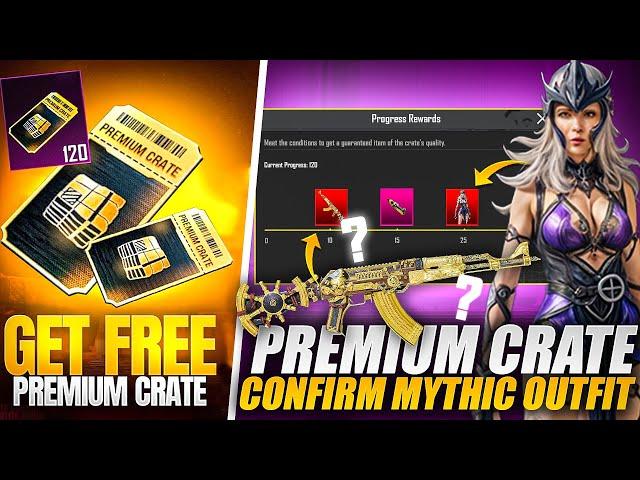 New Premium Crate Is Here | Confirm Mythic Outfit | Wow Winners Announcement |PUBGM