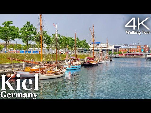 Kiel, Germany - Summer Walking Tour 2023 - 4K UHD