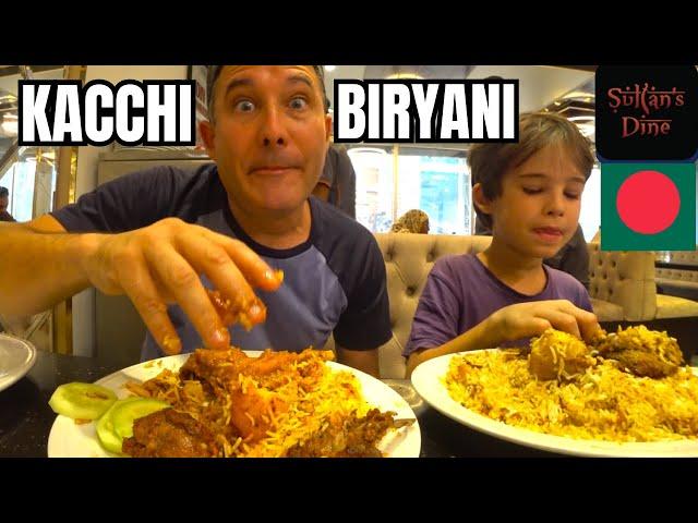 We Tried DHAKA´S Most FAMOUS KACCHI BIRYANI  বিদেশীরা বিরিয়ানি ট্রাই করে