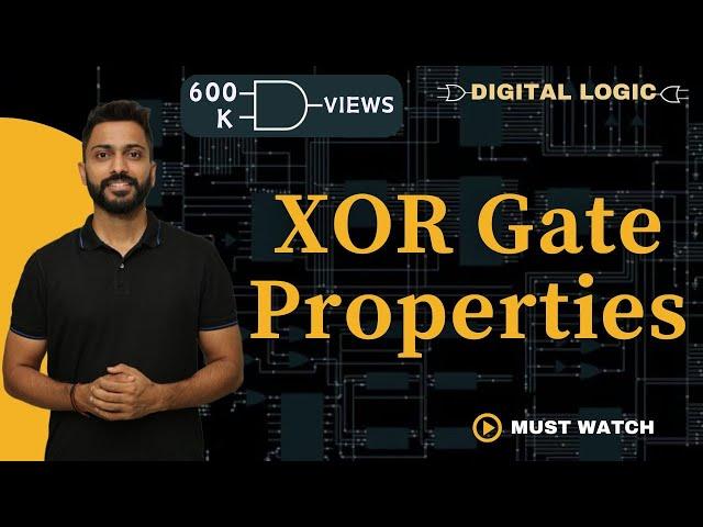 XOR Gate Properties in Hindi with example | Digital Electronics