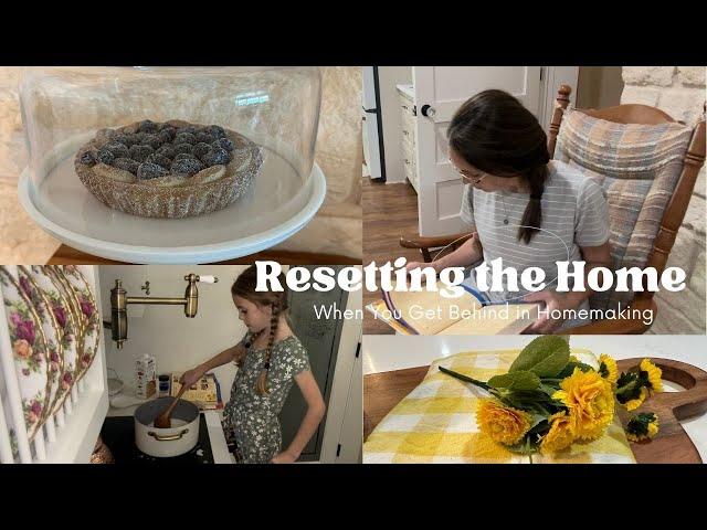 Falling Behind on Housework?  Homemaking Encouragement!