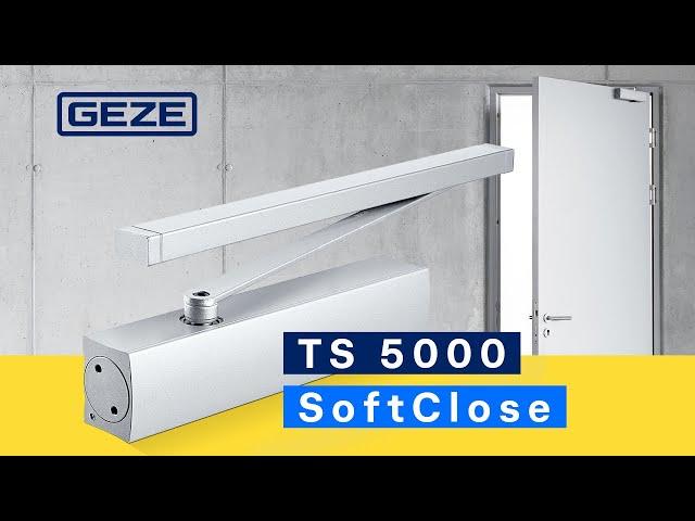 Silence...  the TS 5000 SoftClose | GEZE door closer in live action