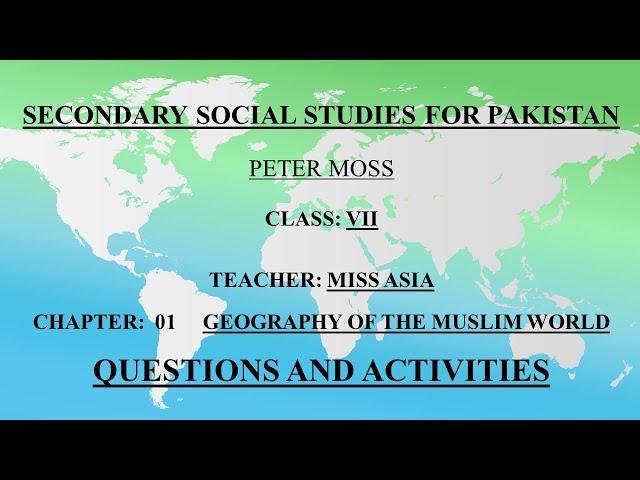 Oxford Social Studies Class 7 Chapter 1 Questions and Activities