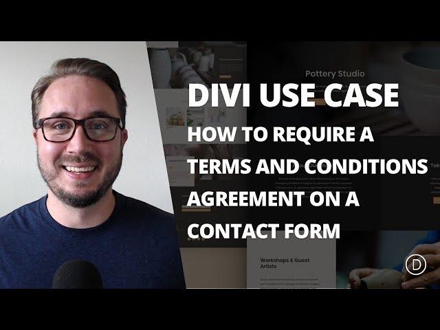 How to Require a Terms and Conditions Agreement On Your Contact Form with Divi