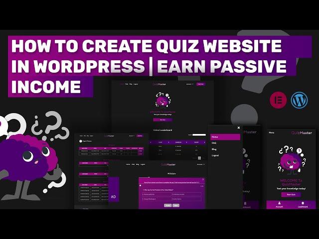 How to Create a Quiz Website In Wordpress | Earn Passive Income | Wordpress tutorial