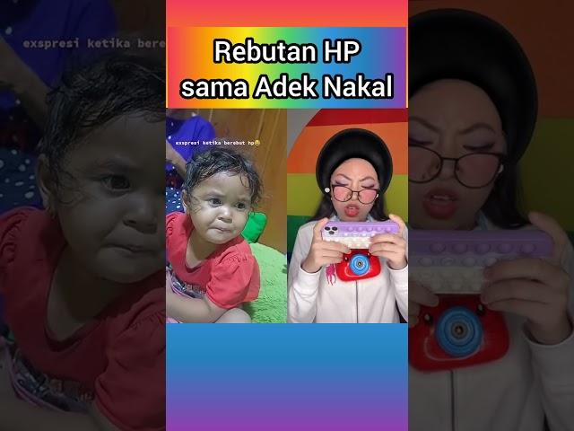 Rebutan HP sampai Berantam sama Adek ! Gawat #shorts Nasya kaila nazifah