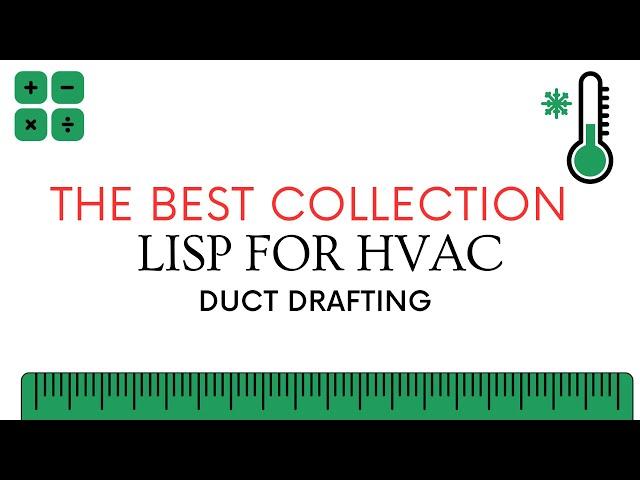THE BEST LISP COLLECTION FOR HVAC DUCTING | FREE | 4K