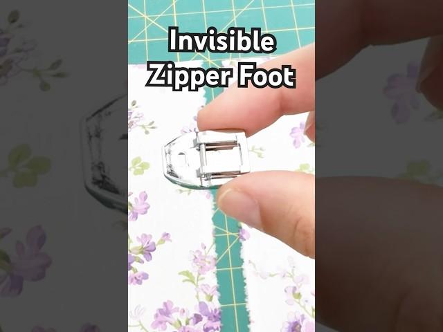 Using an Invisible Zipper Foot 