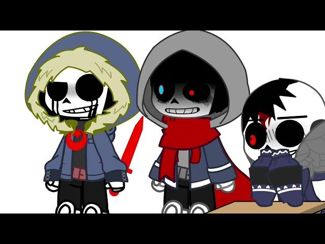 Move and I’ll Shoot Your Father. (Sans Aus/Murder Time Trio/Different Timelines/Gacha Club)