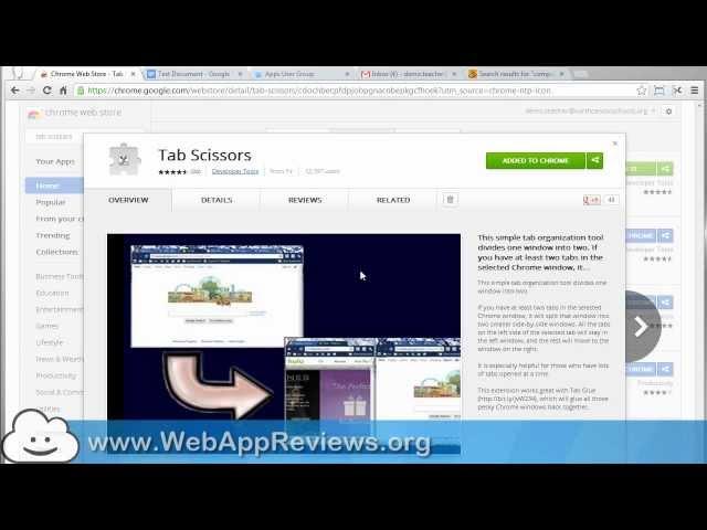 Tab Scissors - Chrome Extension Review