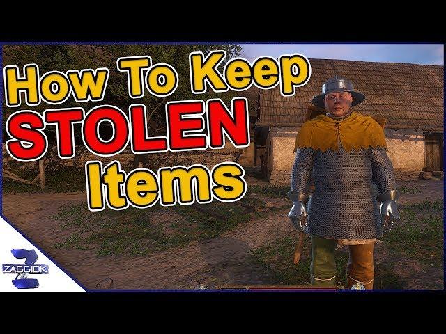 How to Keep Stolen Items from The Guards Kingdom Come Deliverance