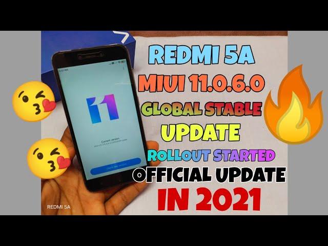 REDMI 5A MIUI 11.0.6.0 OFFICIAL UPDATE ,ALL MIUI 12 FEATURES WORKING,FACE UNLOCK,  UI 